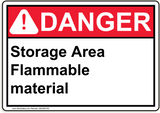 ANSI Storage Area Flammable material 