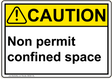 ANSI Non permit confined space 