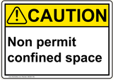 ANSI Non permit confined space 