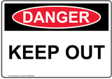 OSHA KEEP OUT 
