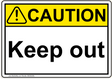 ANSI Keep out 