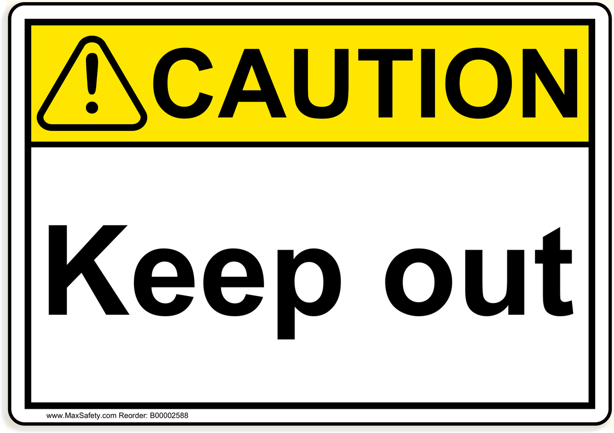 ANSI Keep out 